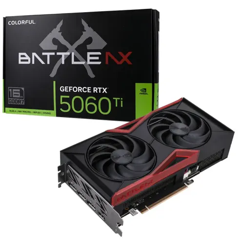Colorful GeForce RTX 5060 Ti Battle AX DUO 16GB-V GDDR7 650W Graphics Card